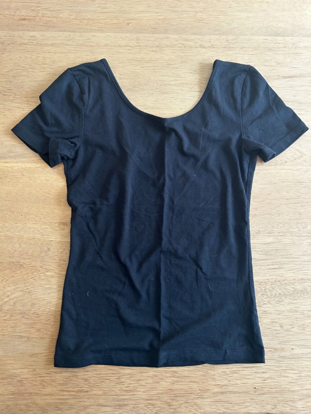Fitted Black Top - Picture 1 of 2